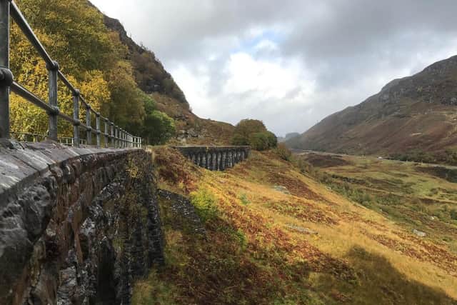 There are a range of routes of varying difficulty on offer as part of the outdoor festival - this picture was taken on a walk in Glen Ogle. Photo: Gil Martin