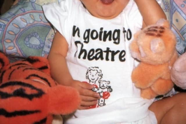 One-year-old Aaron at the Edinburgh Sick Kids hospital.