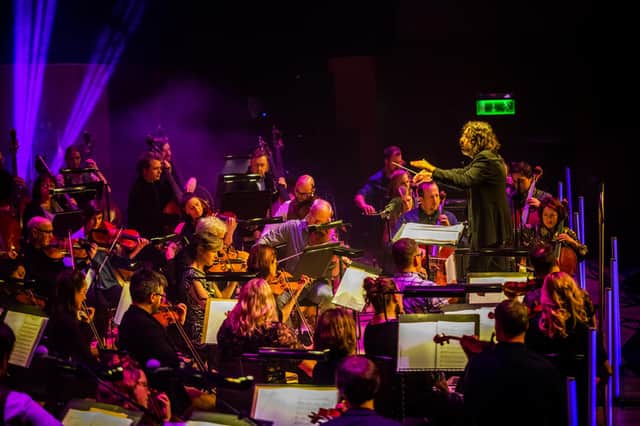 The Grit Orchestra in action at the opening concert of Celtic Connections PIC: Gaelle Beri