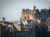 Normally a tourist magnet, Edinburgh Castle saw a massive drop in visitor numbers.