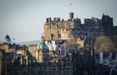 Normally a tourist magnet, Edinburgh Castle saw a massive drop in visitor numbers.