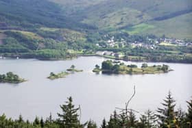 Eilean Munde in Loch Leven (on the far right) where clans took the bodies of their kin for burial. PIC:  geograph.org/Richard Dorrell