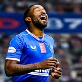 Rangers' Jermain Defoe celebrates his 300th club goal (Photo by Rob Casey / SNS Group)