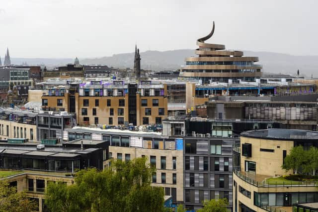 The new St James Quarter has angered some over the change to Edinburgh's skyline (Picture: Ian Georgeson)