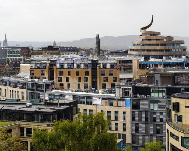 The new St James Quarter has angered some over the change to Edinburgh's skyline (Picture: Ian Georgeson)
