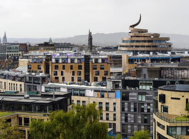 The new St James Quarter has angered some over the change to Edinburgh's skyline (Picture: Ian Georgeson)