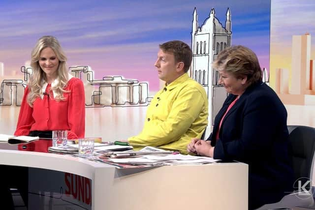 The panel on Sunday with Laura Kuenssberg