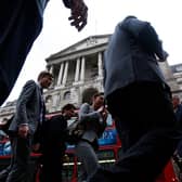 In November, the Bank of England added another £150bn to its QE programme, notes Duffy. Picture: Dan Istitene/Getty Images.