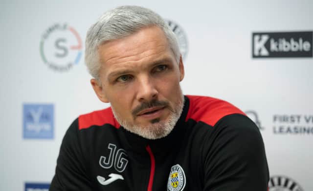 Jim Goodwin is relishing the chance to face Hearts