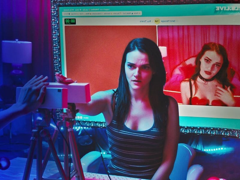 From the Director of How To Blow Up A Pipeline comes CAM, a film that sees a young woman and a successful webcam model as her life is ambushed by a lookalike.