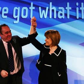 Alex Salmond and Nicola Sturgeon (Picture: Jeff J Mitchell/Getty Images)