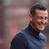 Hibs manager Jack Ross has had plenty to smile about this season as his side chase the league and cup targets they set themselves at the start of the campaign. Photo by Ross Parker / SNS Group