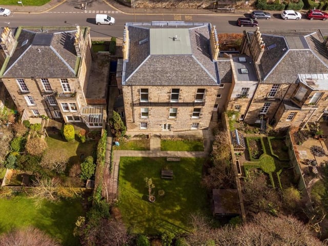 Bird's-eye view.