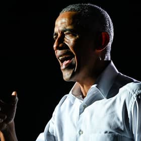 Barack Obama recognises the United States' flaws – “a racial caste system and rapacious capitalism” – but still loves his country, says Susan Dalgety (Picture: Chandan Khanna/AFP via Getty Images)