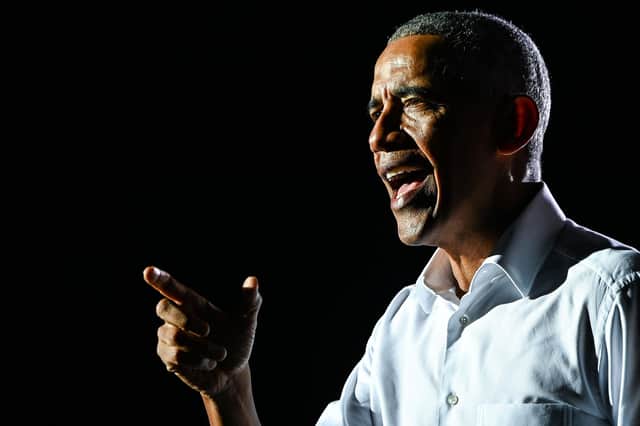 Barack Obama recognises the United States' flaws – “a racial caste system and rapacious capitalism” – but still loves his country, says Susan Dalgety (Picture: Chandan Khanna/AFP via Getty Images)