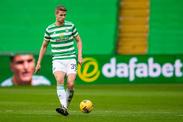 John Kennedy believes Kristoffer Ajer's development has been significant because he has been at Celtic - not stunted by that fact, as the player's Norway manager Stale Solbakken effectively suggested last week. (Photo by Ross MacDonald / SNS Group)