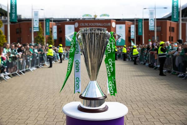 The cinch Scottish Premiership trophy looks destined to return to Celtic Park this week. (Photo by Craig Williamson / SNS Group)