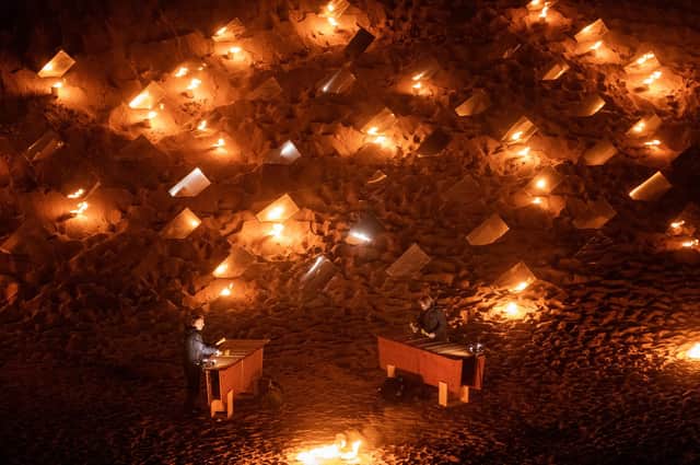Over Lunan will run until 19 September at Lunan Bay. Picture: Alasdair Smith