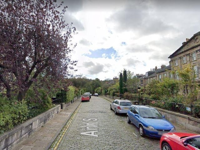 Ann Street, Edinburgh. Average House Price 2017-2022 - £1,685,000