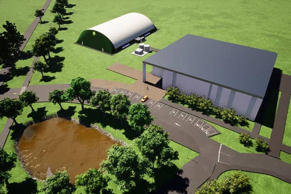 A four-court indoor tennis facility is to be built at the Moray Sports Centre in Elgin.
