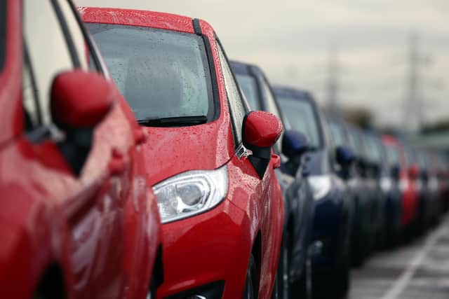 There was a 36 per cent year-on-year drop in demand for new cars last month. Picture: Carl Court/Getty Images.