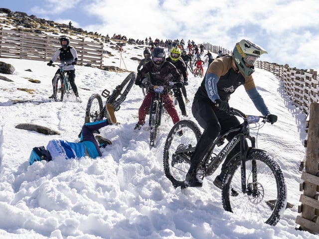 Over 200 riders take part in the race.