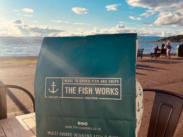 This family-run fish and chip shop is one of the best in the country, as it was named in the top 50 best fish and chip takeaways and won third place in the Takeaway of the Year category at the National Fish and Chip awards this year. There’s outdoor seating where you can soak up the views of the Firth of Clyde.
