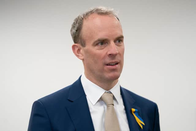 Former Deputy Prime Minister and justice secretary Dominic Raab. Picture: Joe Giddens/PA Wire