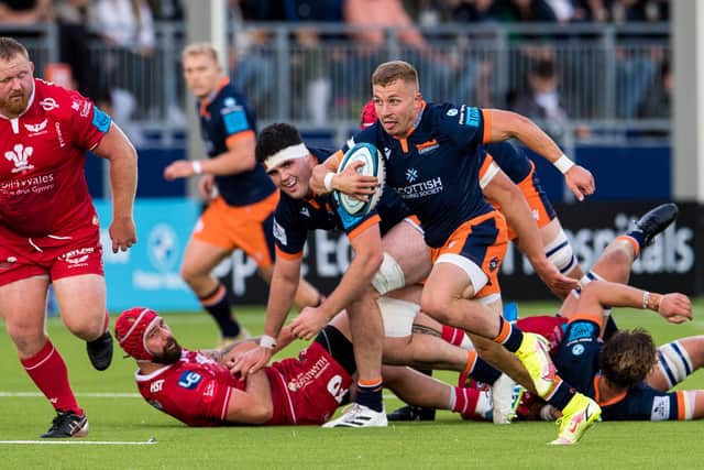 Scrum-half Ben Vellacott has been named player of the match in each of Edinburgh's first two URC fixtures. Picture: Ross Parker/SNS