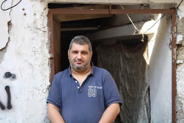 Majid Zaarour moved his family from Syria to Lebanon to escape the violence and war.