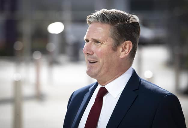 Labour leader Sir Keir Starmer has been involved in a collision with a cyclist in London