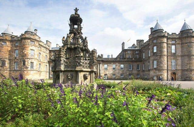 Official residence: The Palace of Holyroodhouse