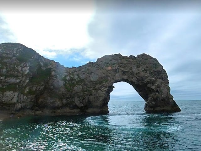 Dorset is ranked 7th. Pictured is Durdle Door