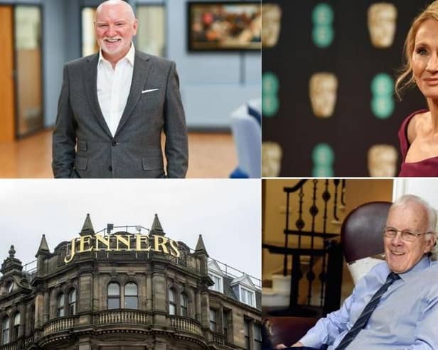 JK Rowling, Anders Povlsen and Sir Ian Wood are among the richest people in Scotland according to the latest Sunday Times Rich List.
