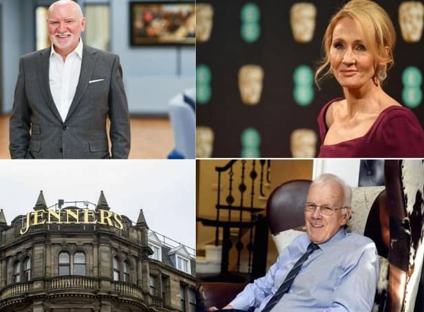 JK Rowling, Anders Povlsen and Sir Ian Wood are among the richest people in Scotland according to the latest Sunday Times Rich List.
