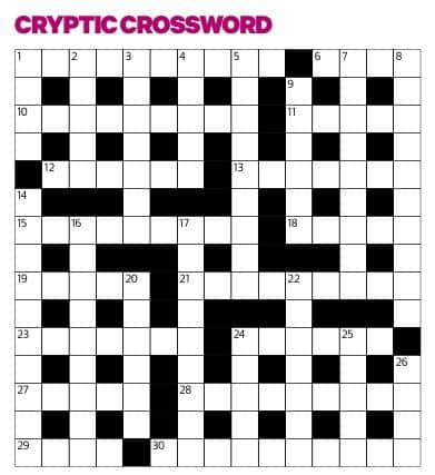 Scotsman crossword Friday 15 May