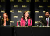 Voting will open on 13 March to allow SNP members to decide who out of Ash Regan, Kate Forbes, or Humza Yousaf should become the party's next leader. Picture: Andy Buchanan/Pool/Getty