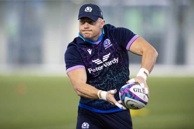 Jack Dempsey is one of two new additions to the Scotland starting XV for the Autumn test against Argentina on Saturday. (Photo by Mark Scates / SNS Group)