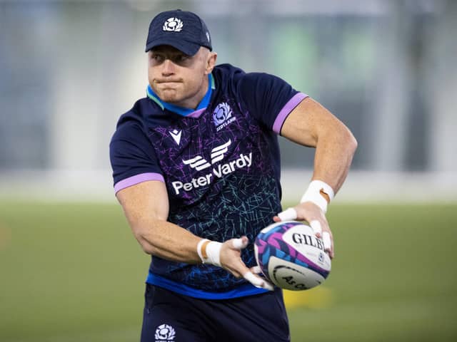 Jack Dempsey is one of two new additions to the Scotland starting XV for the Autumn test against Argentina on Saturday. (Photo by Mark Scates / SNS Group)