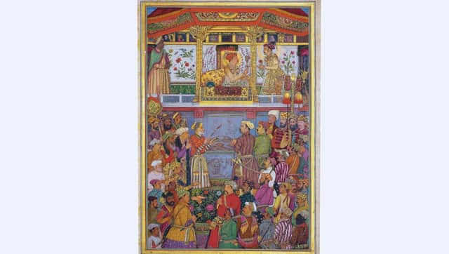 A painting from the Padshahnama or Book of Emperors, c.1630-55