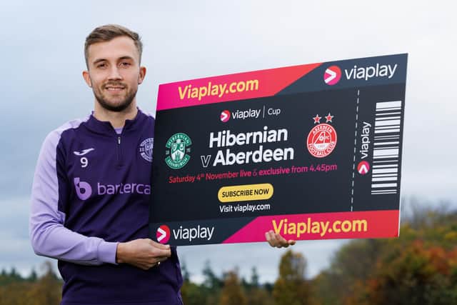 Hibs striker Dylan Vente is on the road to Hampden - he initially thought Rangers played there (Photo by Ross Parker / SNS Group)
