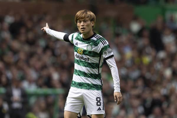 Celtic striker Kyogo Furuhashi has been tipped as a potential Harry Kane replacement at Tottenham. (Photo by Craig Foy / SNS Group)