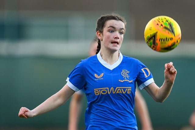 The Rangers teen has been another regular feature in the Gers first team despite having several experienced first team players ahead of her, which speaks volumes for her talent.