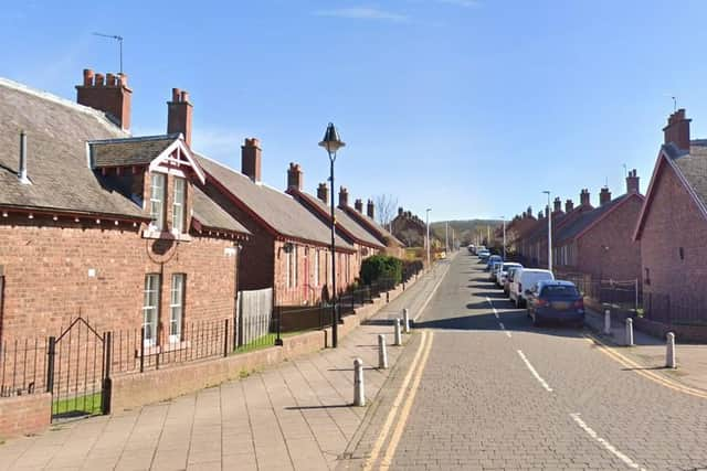 Death scene: Lingerwood Road in Newtongrange