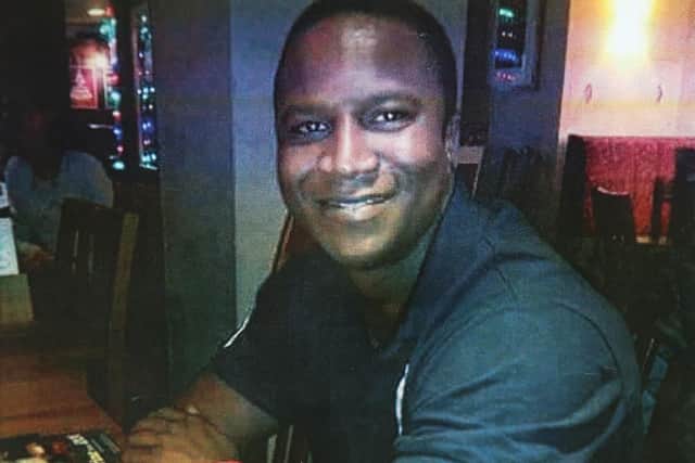 Sheku Bayoh, 31, died in May 2015 after being restrained on the ground by six police officers in Kirkcaldy