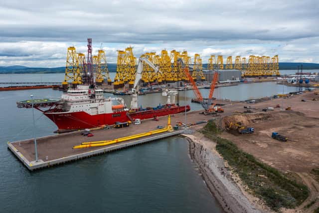 The East Quay at the Port of Nigg is 225 metres long and 50m wide, increasing the port facility’s deep water quayside capacity to over 1,200m - placing it among the largest in the country.