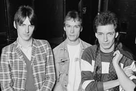 The Jam, 19th December 1981. Left to right: singer and guitarist Paul Weller, drummer Rick Buckler and bassist Bruce Foxton