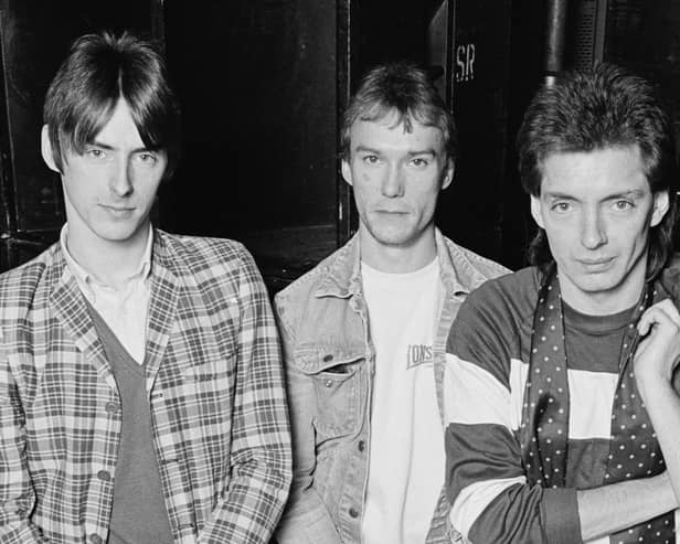 The Jam, 19th December 1981. Left to right: singer and guitarist Paul Weller, drummer Rick Buckler and bassist Bruce Foxton
