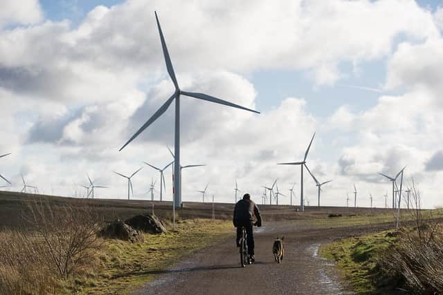 The Whitelee Wind Farm on Eaglesham Moor in East Renfrewshire. The Scottish Governments wants to speed up the process for approving electricity infrastructure projects (Picture: John Devlin)