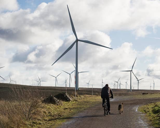 The Whitelee Wind Farm on Eaglesham Moor in East Renfrewshire. The Scottish Governments wants to speed up the process for approving electricity infrastructure projects (Picture: John Devlin)
